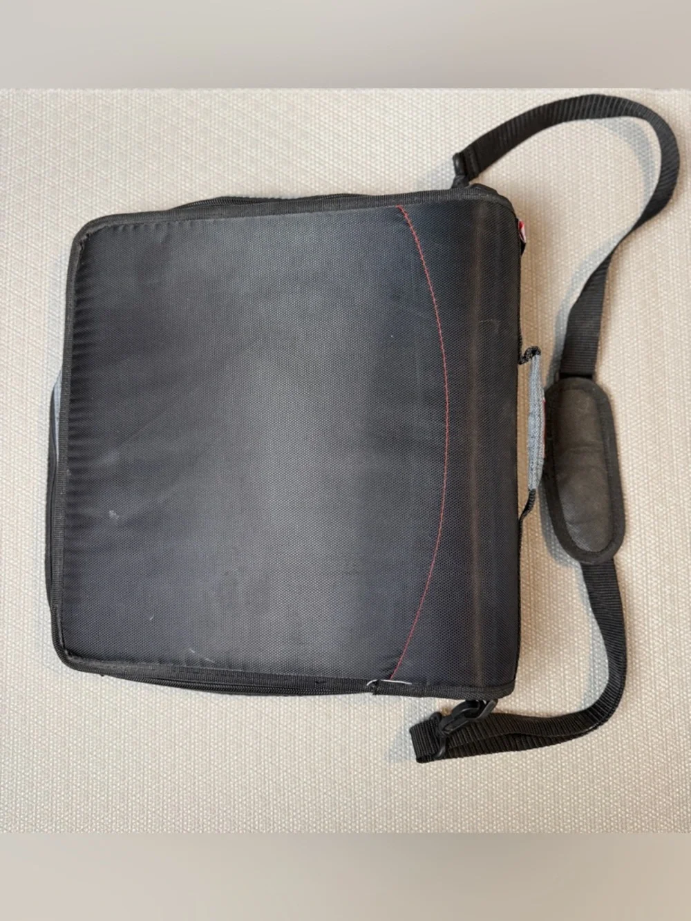 Case It Zipper Binder Organizer Black 3 Ring School Bag Removable Strap‎